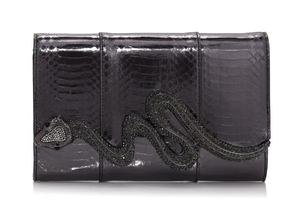 Distinctive Serpent Frame Evening Clutch