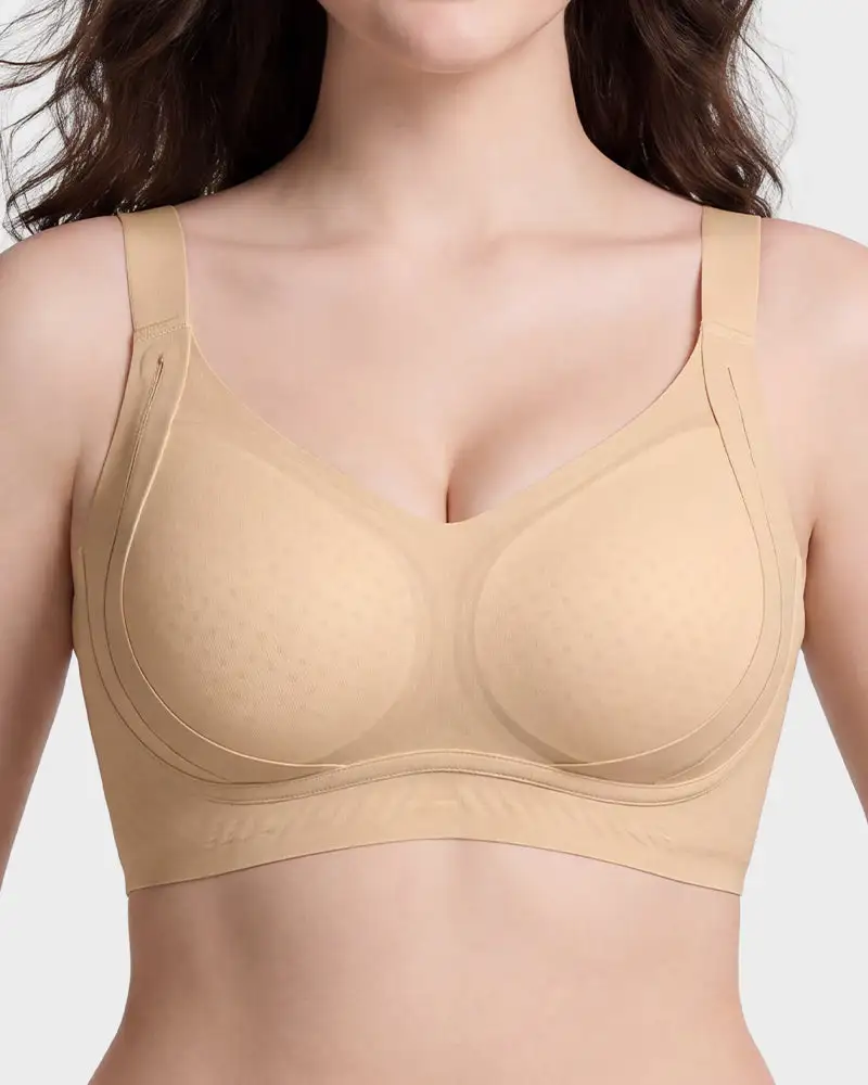 Invisible Seamless Minimizer Bra with Lift & Support