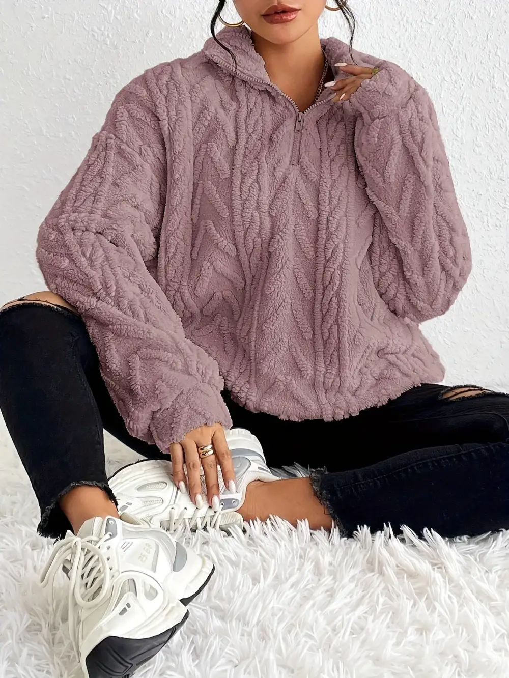 Easy Layer Knit Sweater