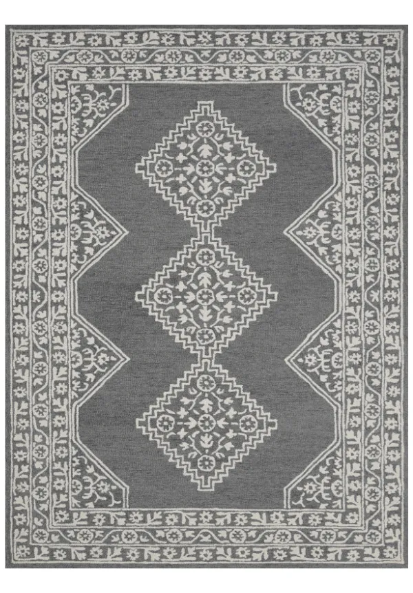 Crafted Medallion Wool Area Rug