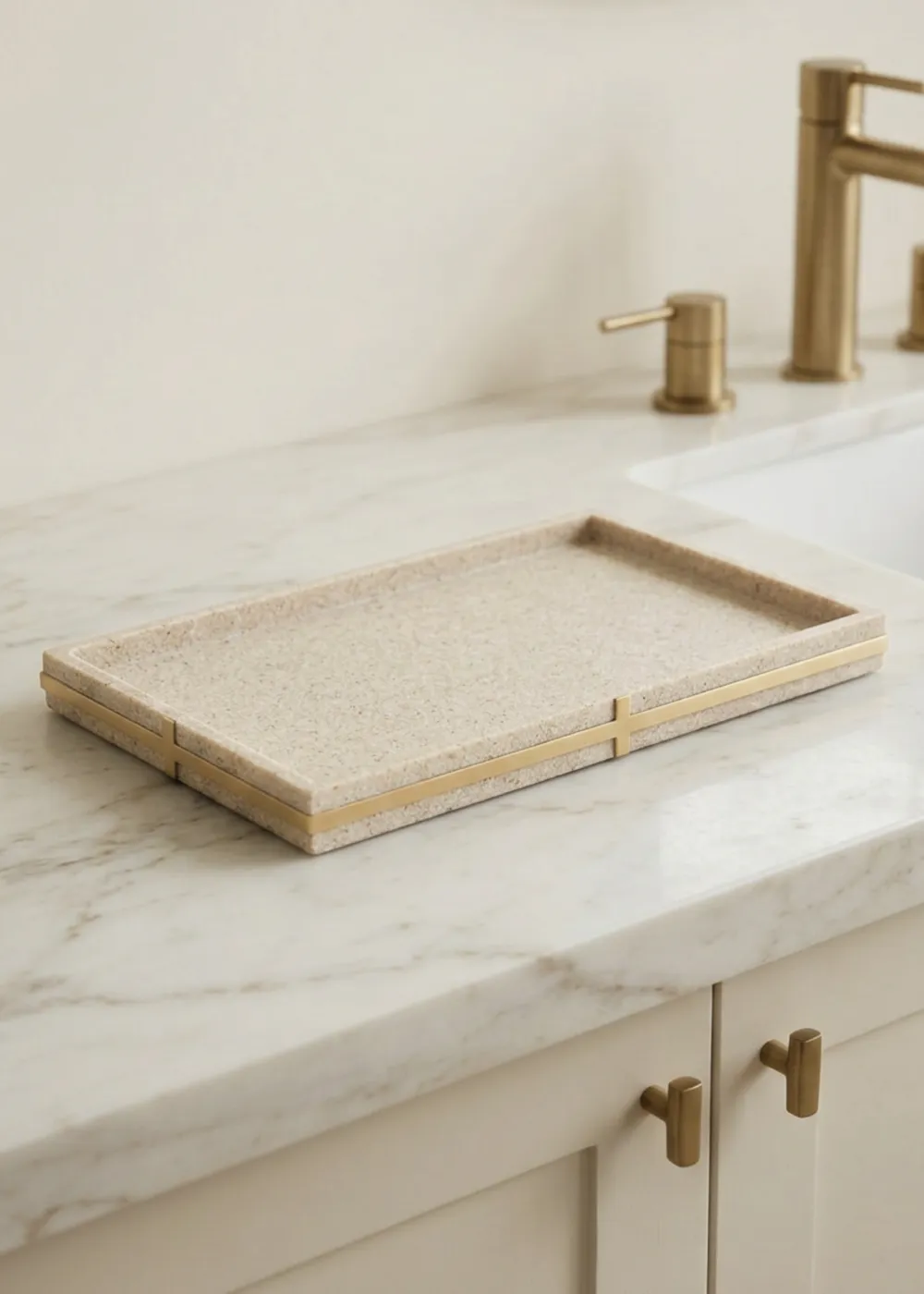 Bathroom Set Beige Of