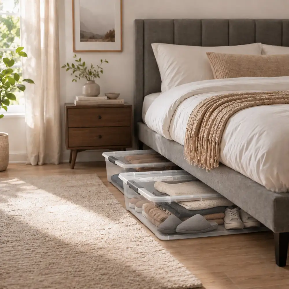 Underbed Bins With Lids