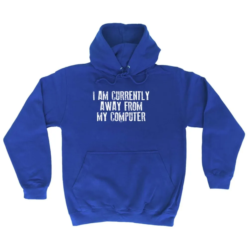 Away Computer Graphic Hoodie