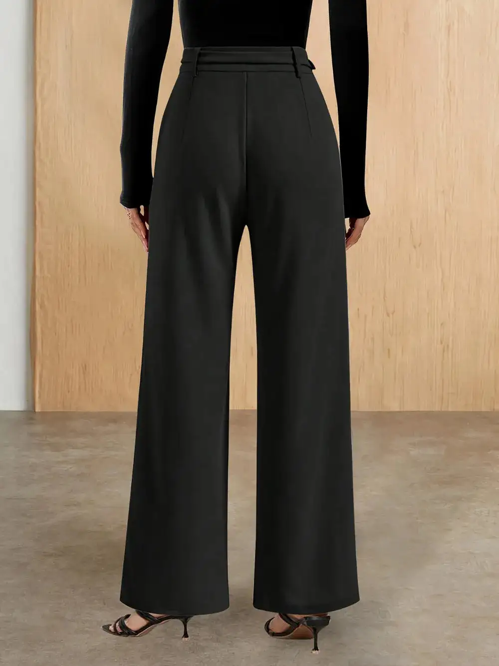 Everyday High Waist Straight Leg Pants