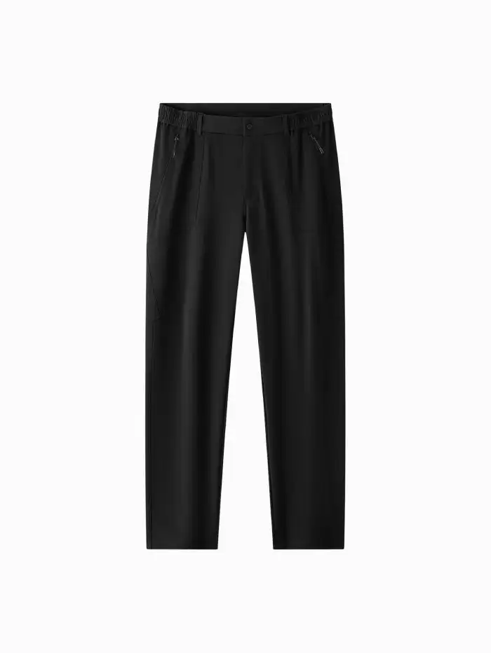 Men's Straight Open-weave Trousers