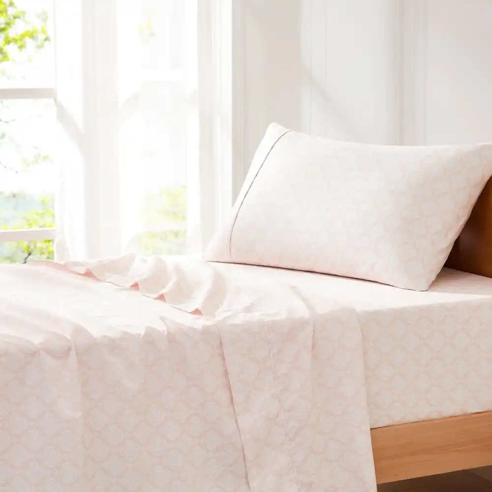 Damask Sheet Bedding Set