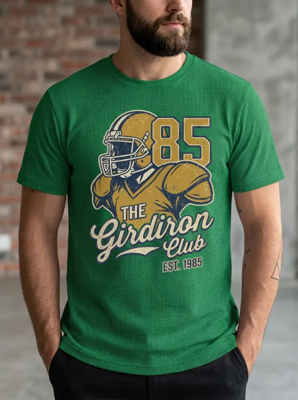 Men's Heritage Gridiron Helmet Graphic T-Shirt