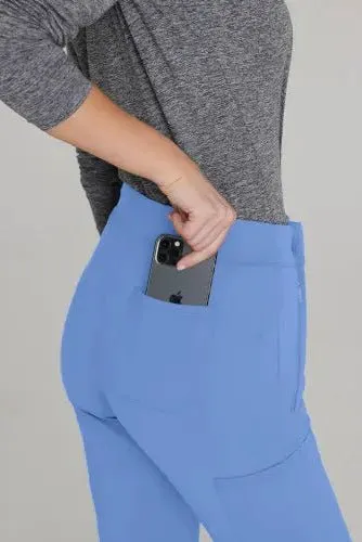 Women's Flare Slim Fit Workwear Scrub Trousers