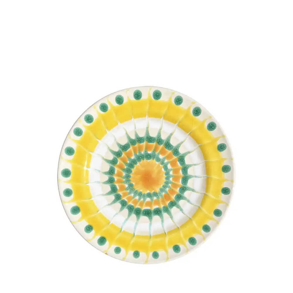 Coastal-Inspired Poolside-Inspired Ceramic Dessert And Side Plate