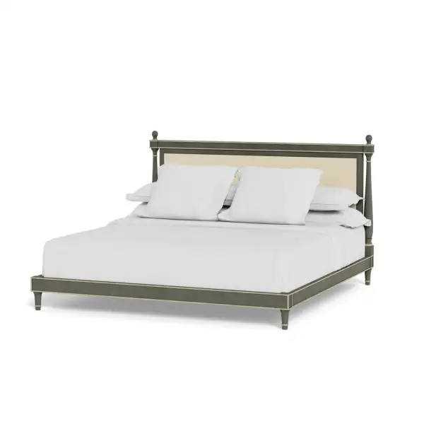 Upholstered Turned Bed Frame
