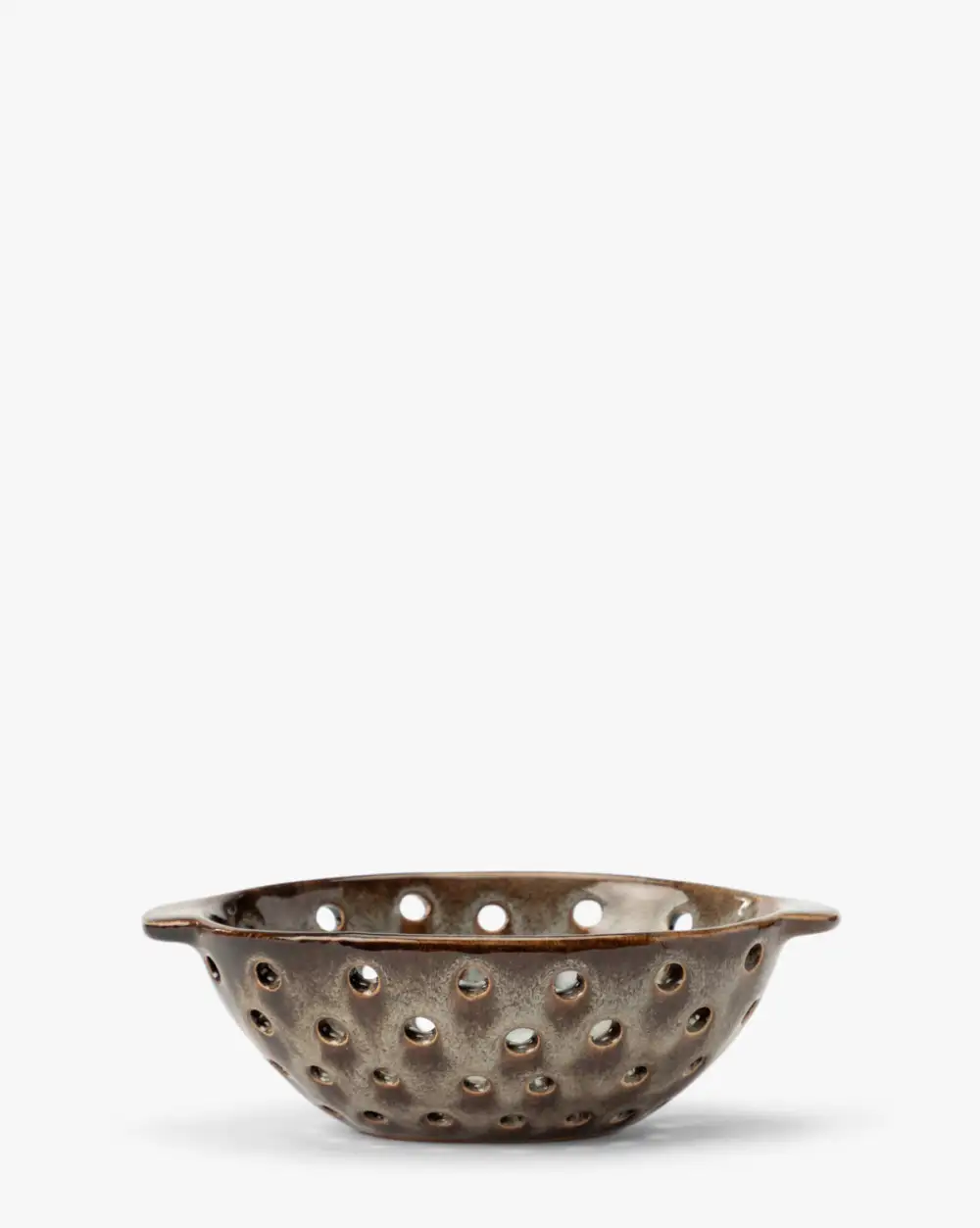 Reactive-Glaze Stoneware Berry Bowl