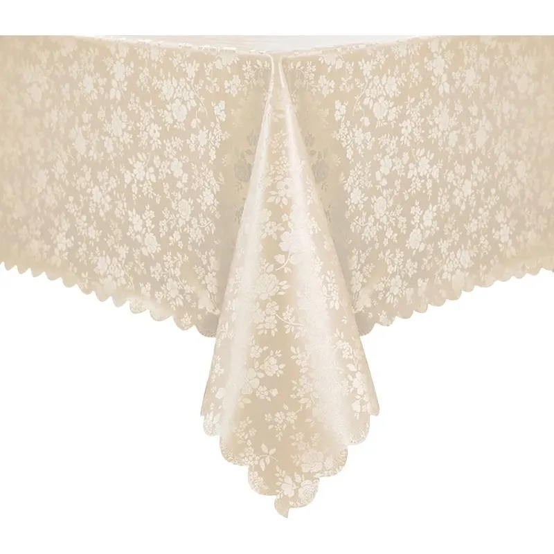 Luxury Scalloped Edge Tablecloth