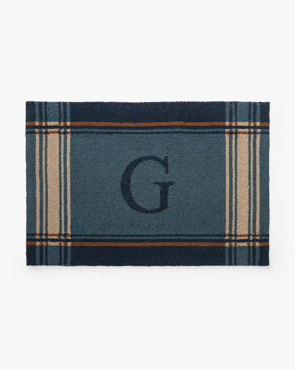 Personalized Plaid Doormat