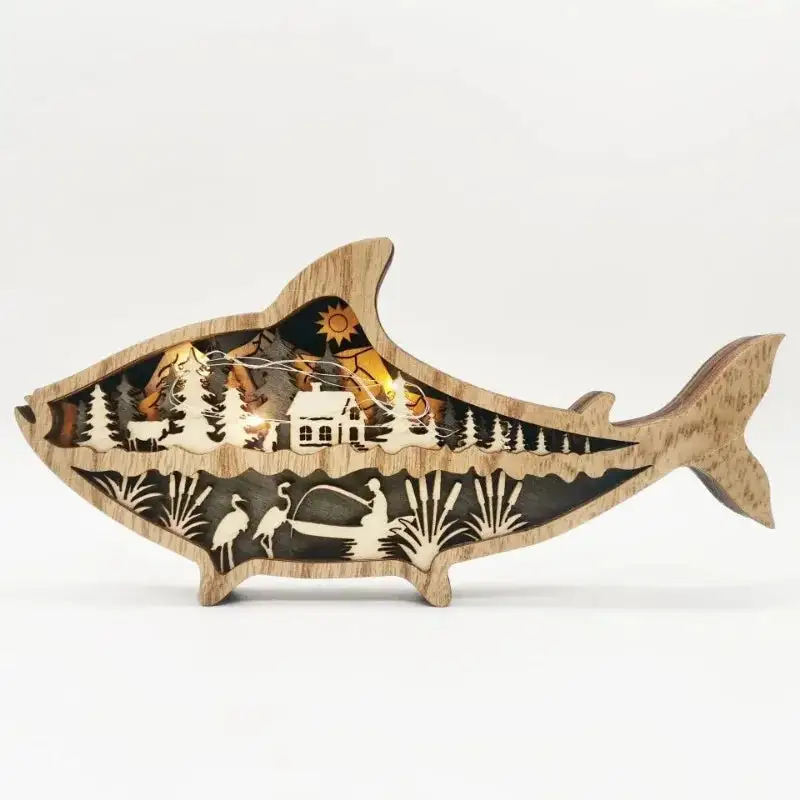 Wooden Decorative Wall Light