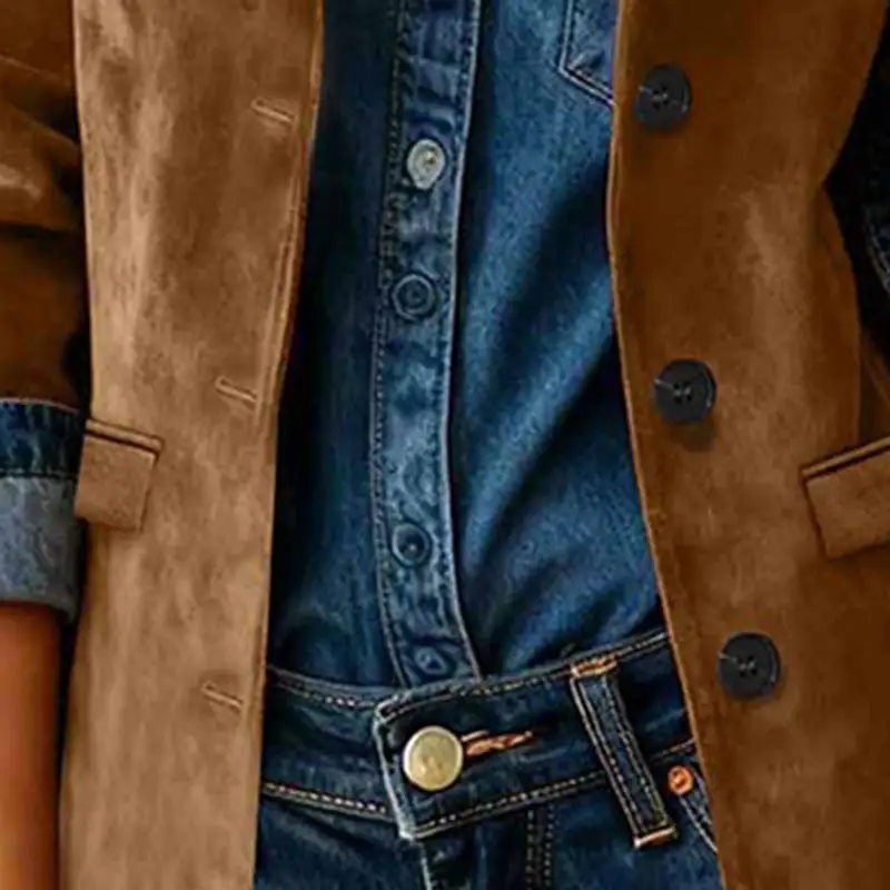 Plus Size Tailored Blazer Jacket