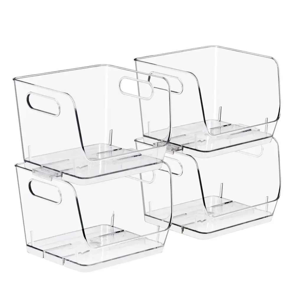 Open Front Storage Bins Square