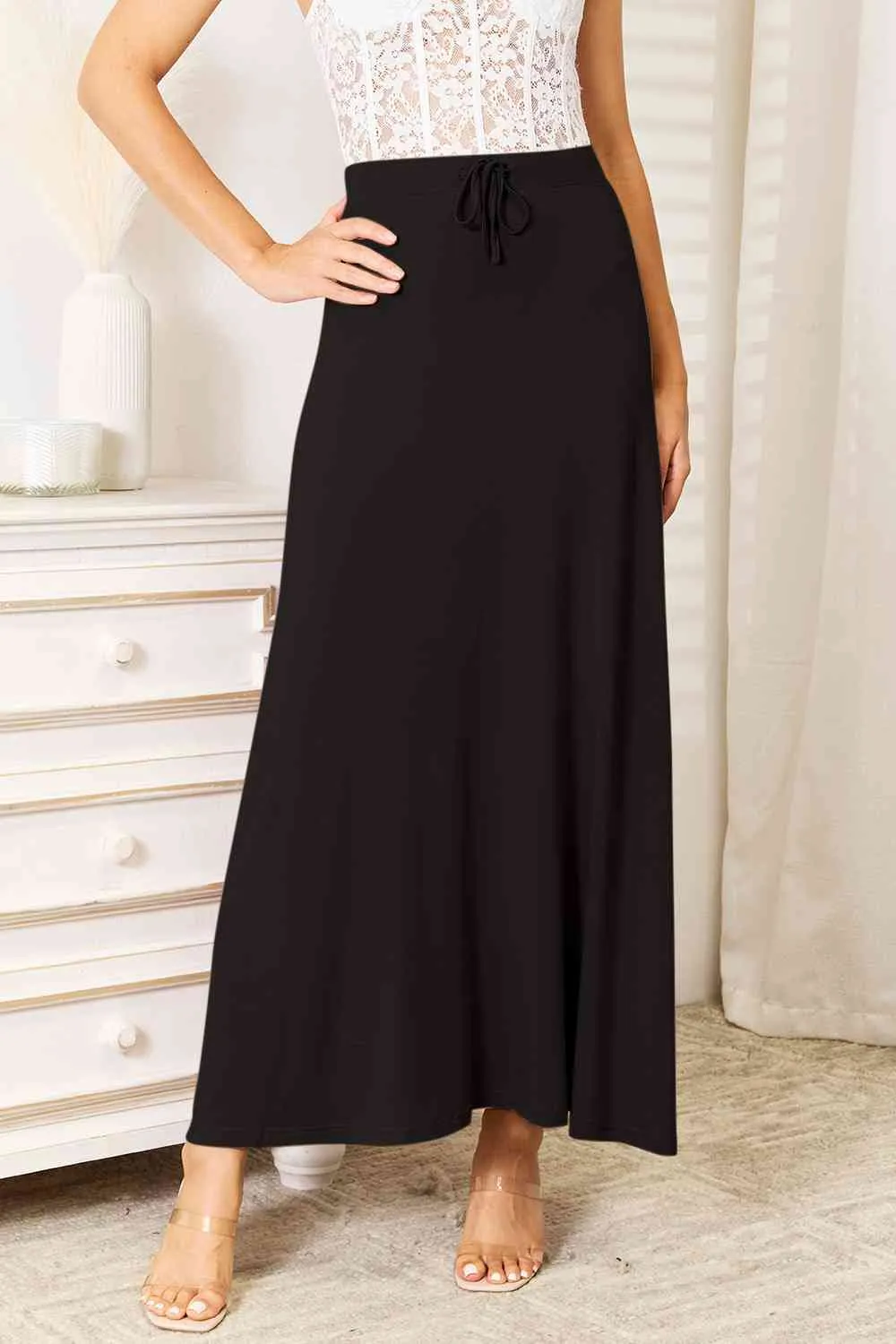 Full Size Soft Rayon Skirt