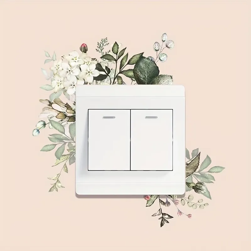 Floral Switch Wall Stickers