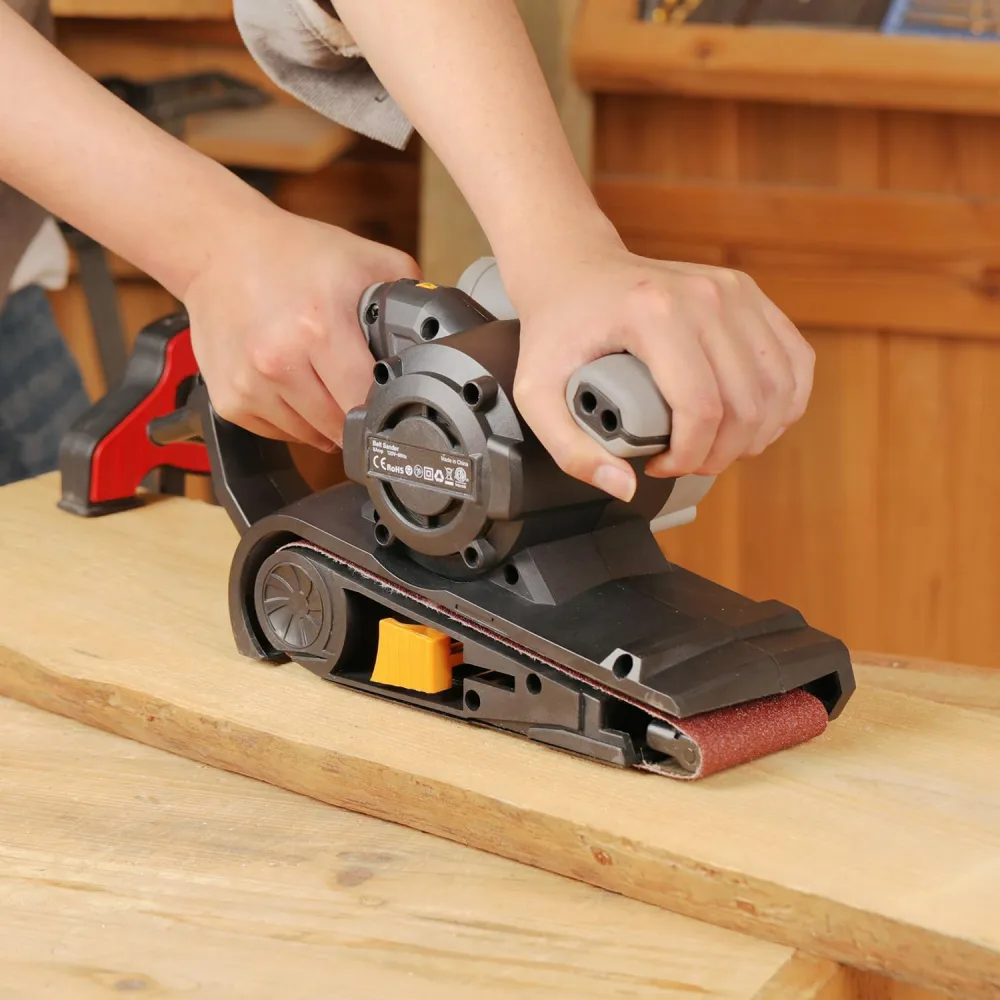 3×21-Inch Belt Sander,8 Amp Variable-speed 170-380RPM 12 Pcs Belts