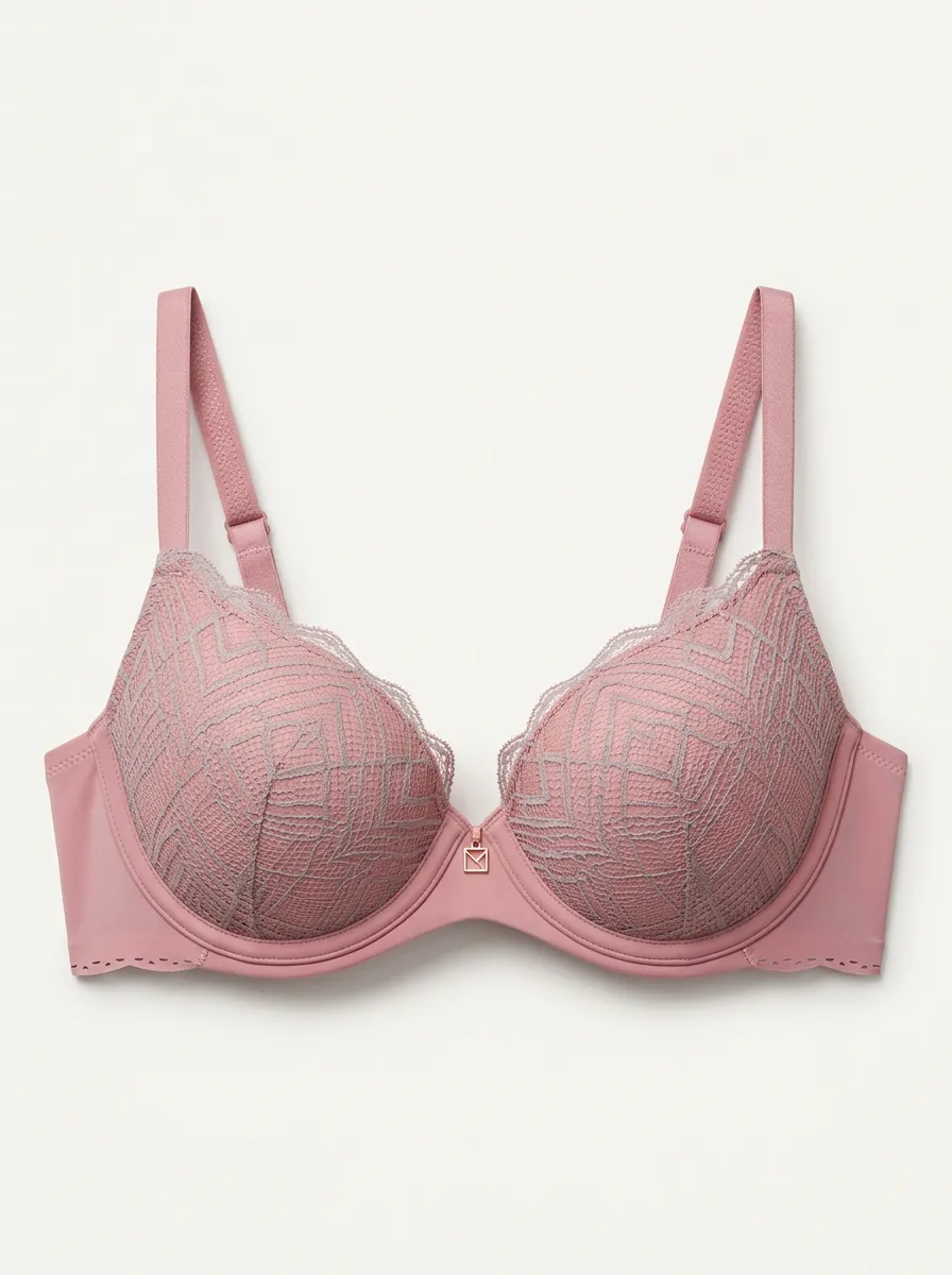 Everyday Underwire Lace Embroidered Essential Women's Bra