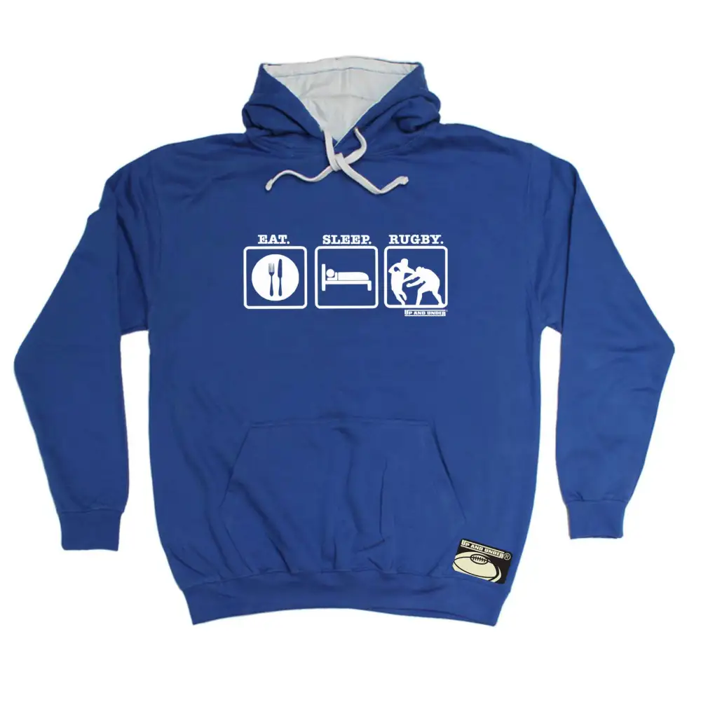 Rugby Routine Graphic Hoodie