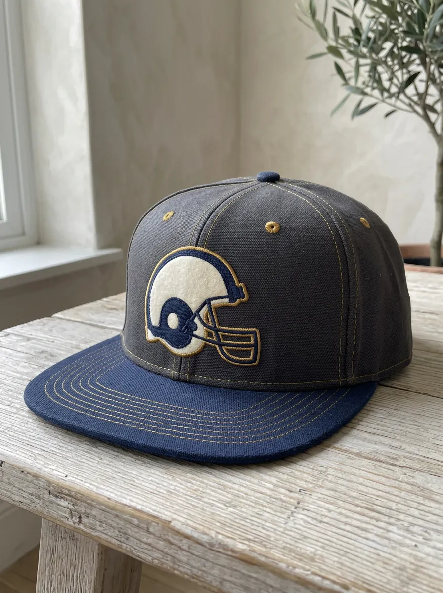 Men's Football Fan American Helmet Embroidered Cap