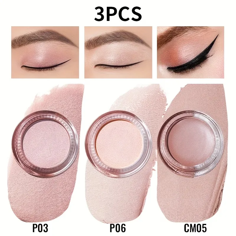 3-Piece Cream Eyeshadow Set