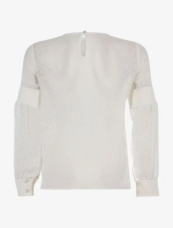 Long Sleeve V-Neck Blouse