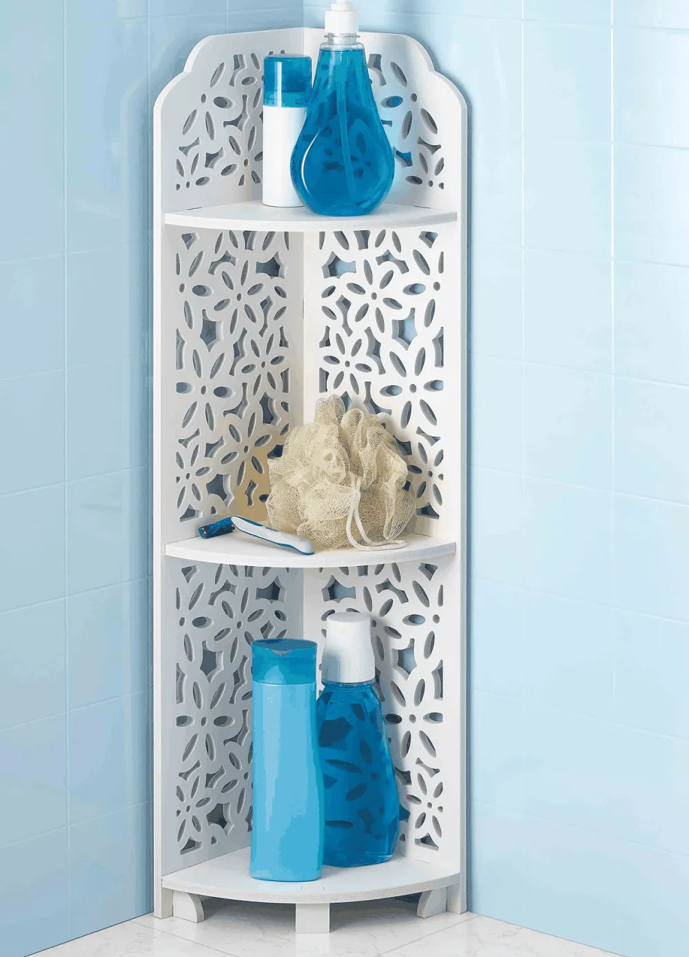Tiered Shower Corner Shelf