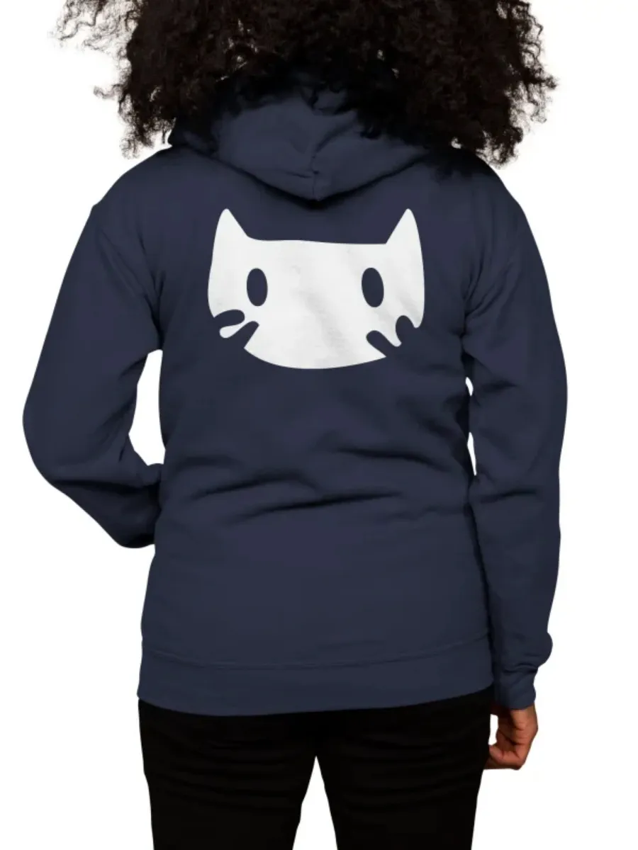 Casual Cute Cat Print Hoodie