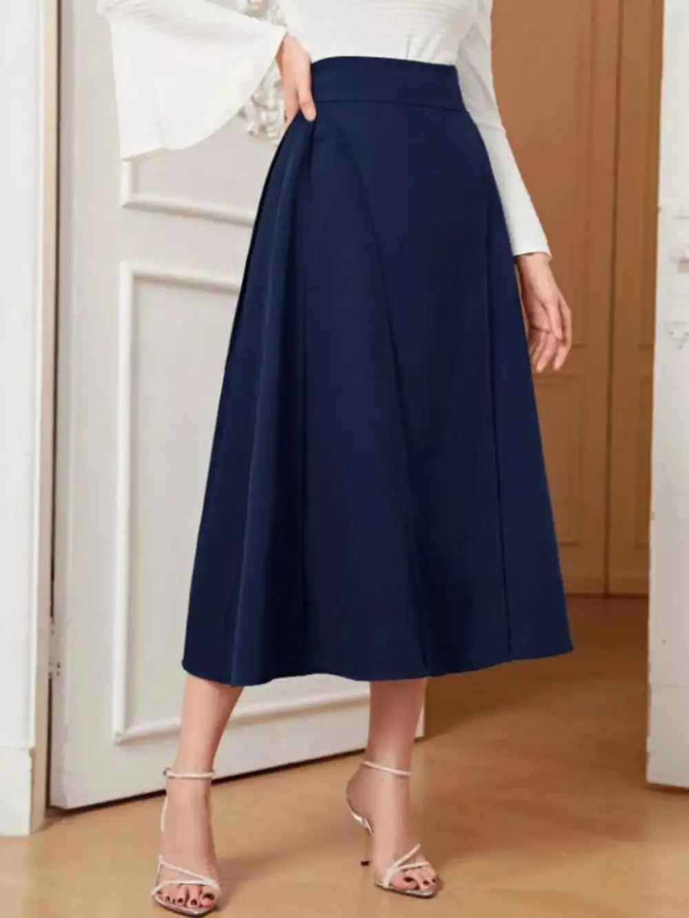 Everyday A-line Midi Skirt