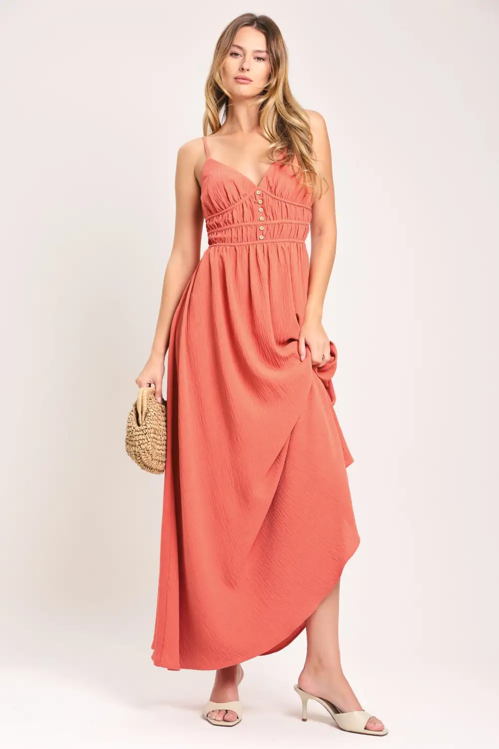 Smocked Maxi Dress