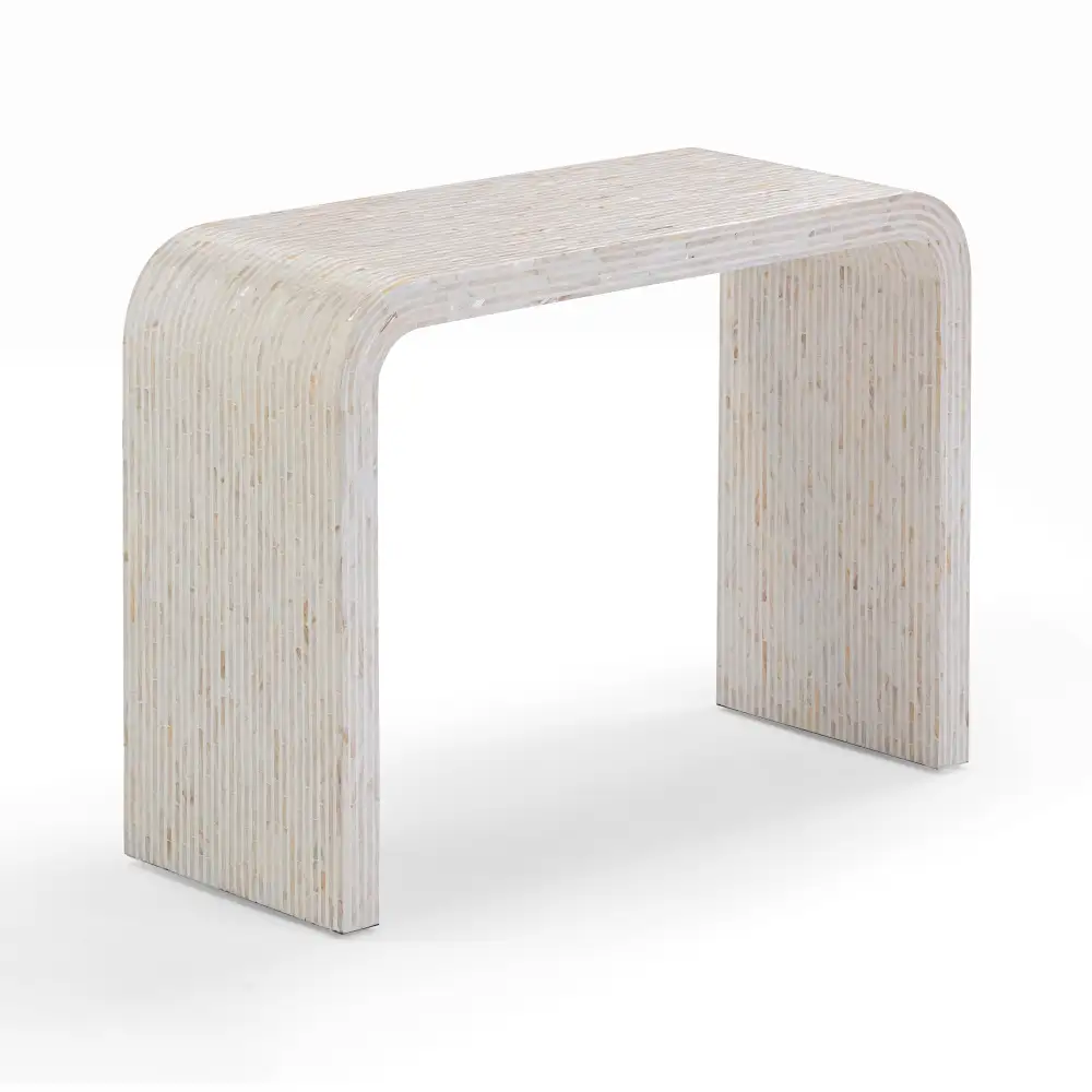 Capiz Shell Console Table