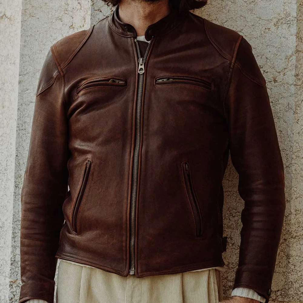 Timeless Leather Men's Casual Jacket