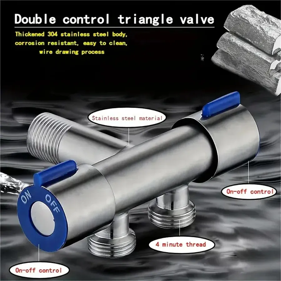 Stainless Steel Dual Control Faucet Valve