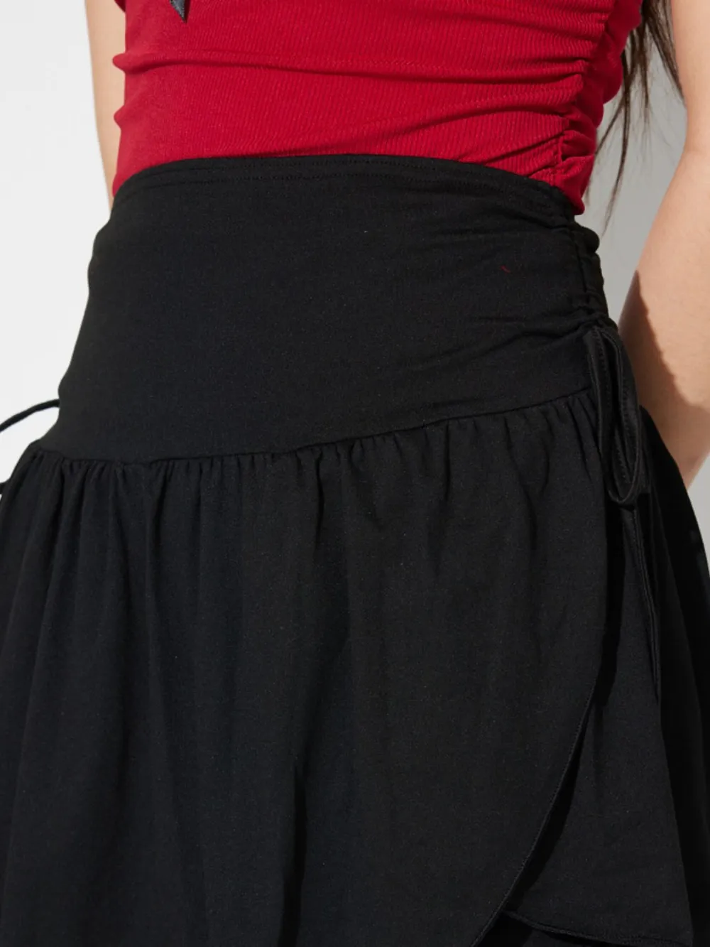 Easygoing Side Tie Skirt