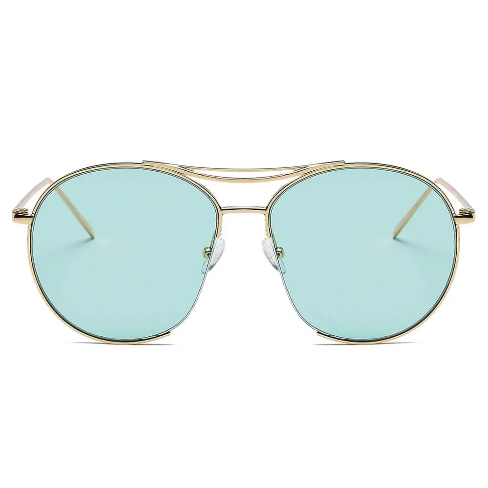 Low Profile Round Frame Sunglasses