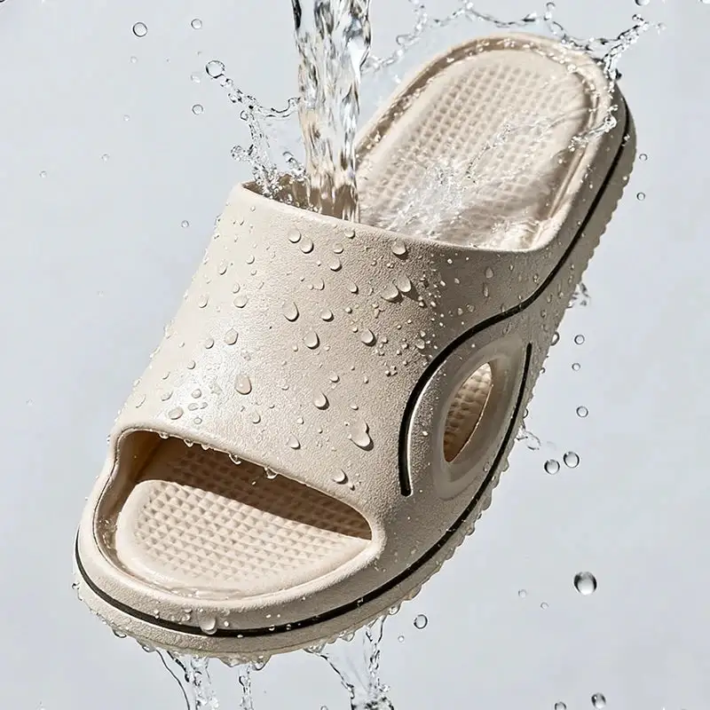 Soft Feel Open Toe Lounge Slippers