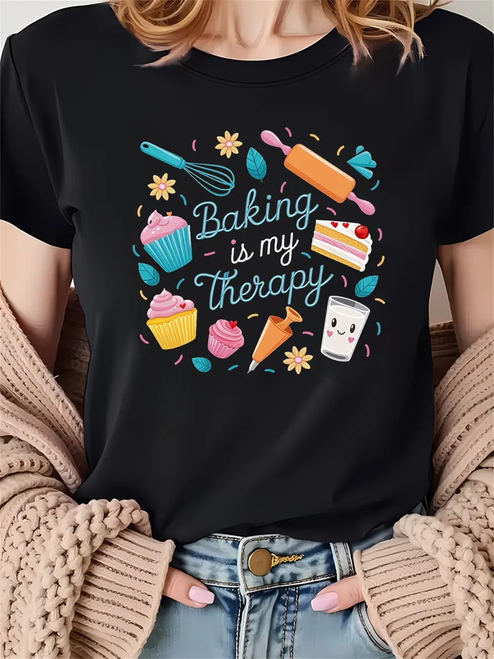 Baking Lover Themed Tee