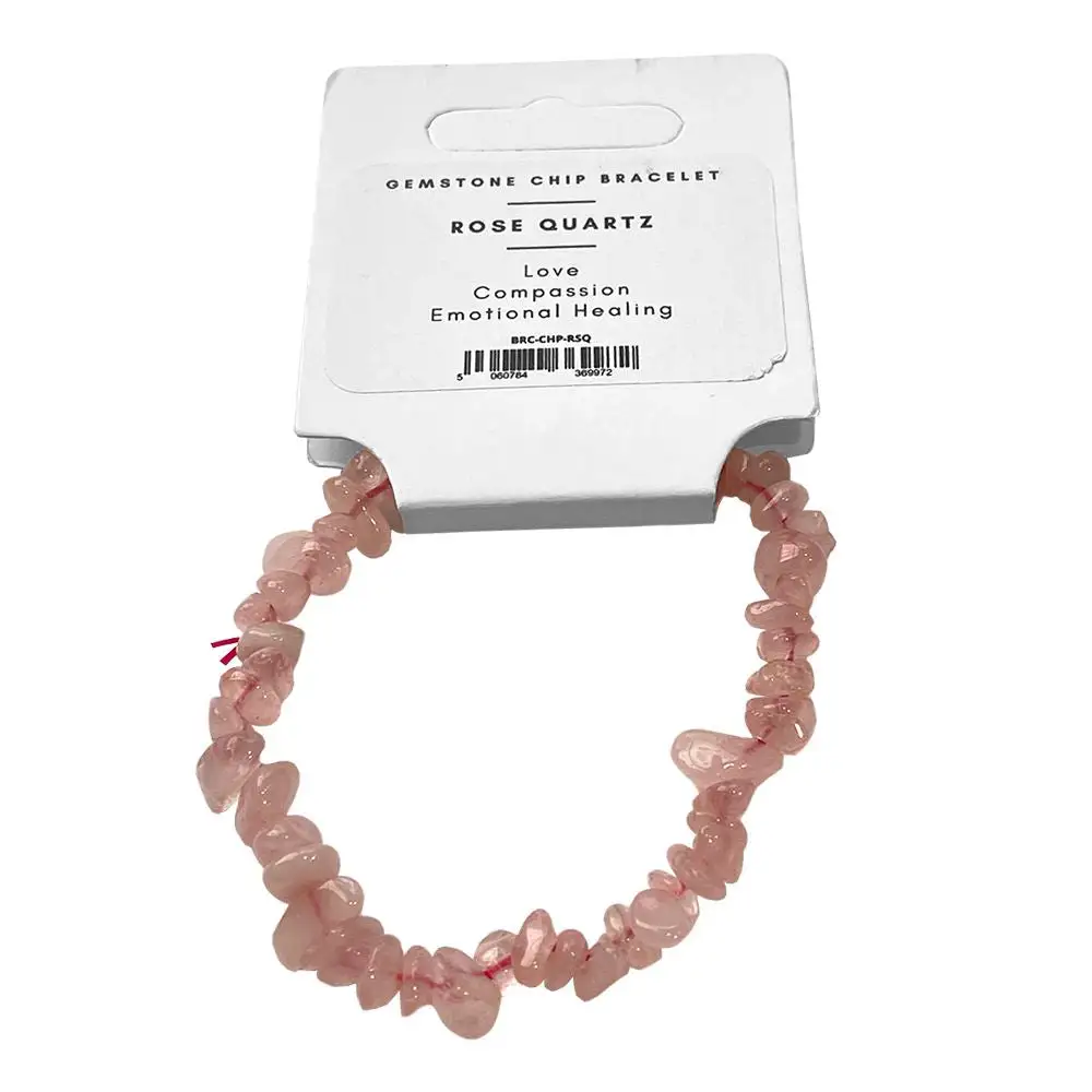 Chip-Stone Stretch Gemstone Crystal Bracelet