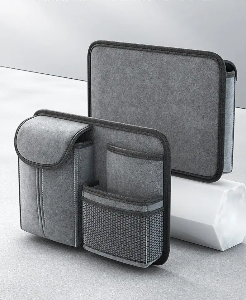 Car Back Seat Organizer Grey