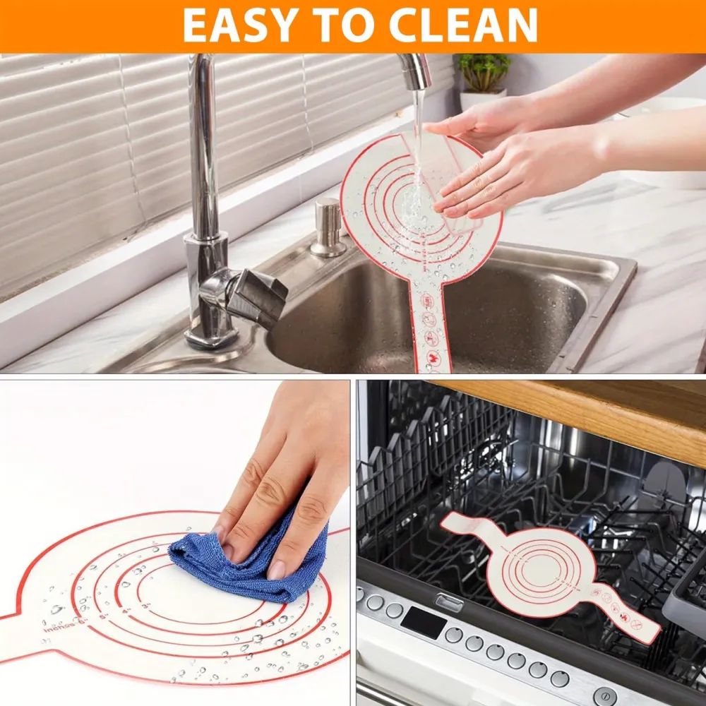 Baking Mat with Measurement Guide