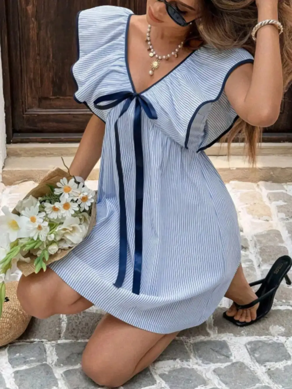 Ruffle Mini Dress