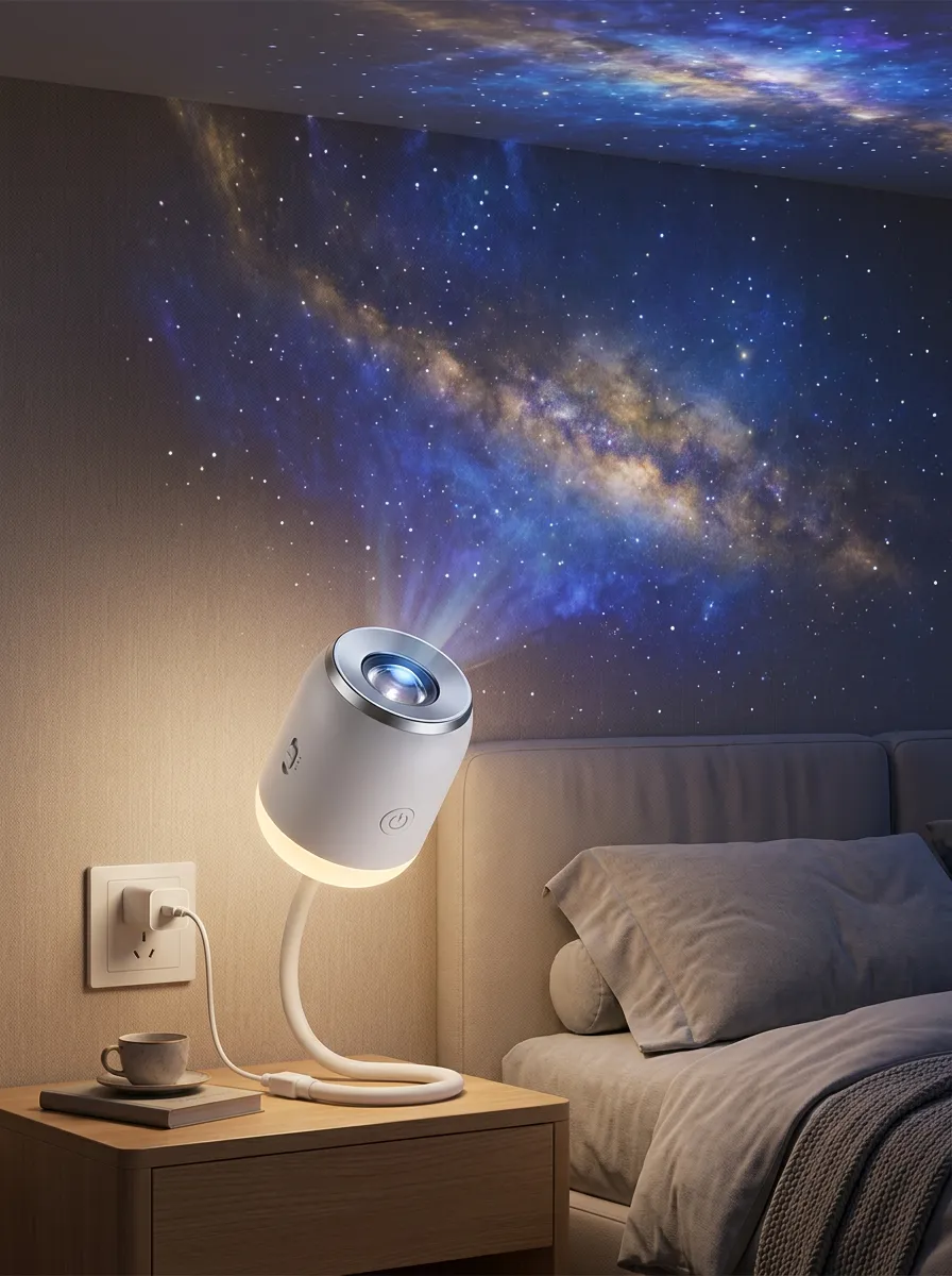 Solstice Galaxy Starry Sky Projector Night Light