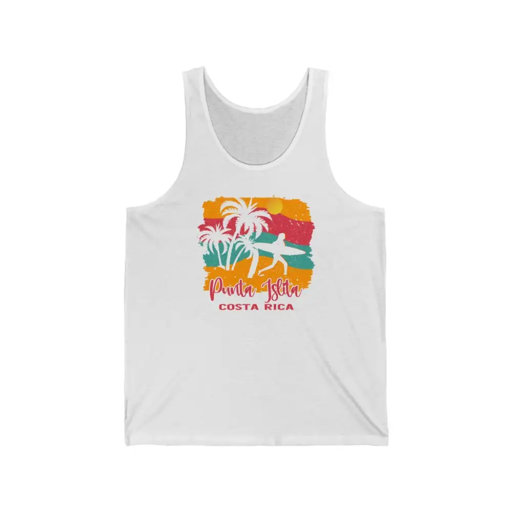 Beach Surf Sunset Graphic Tank Top