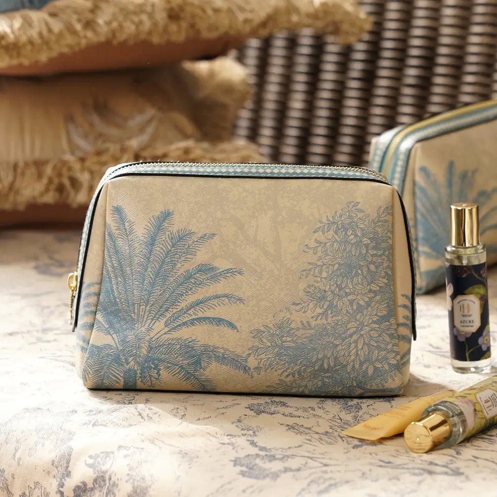 Blue Large Vanity Storage Pouch
