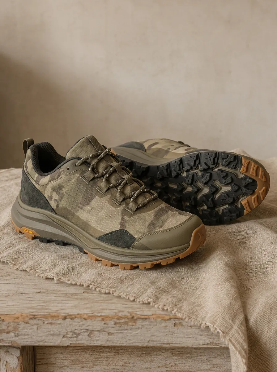 Women's Outdoor Hiking Camo Printed Shoes