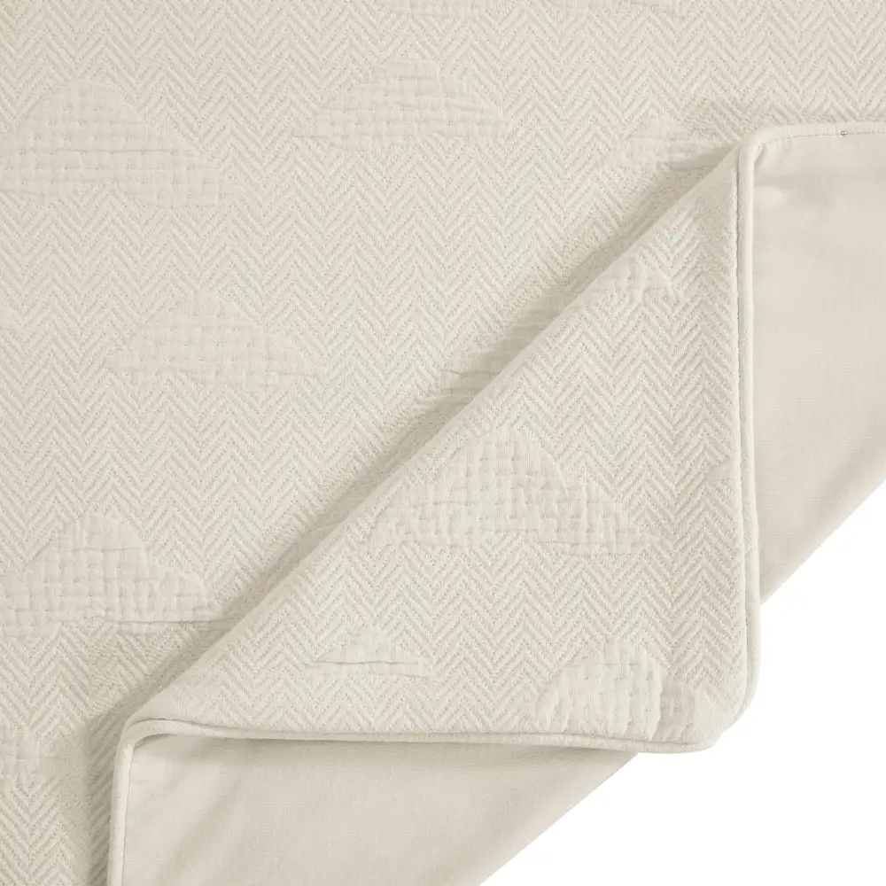 Matelasse Geometric Duvet Cover Set