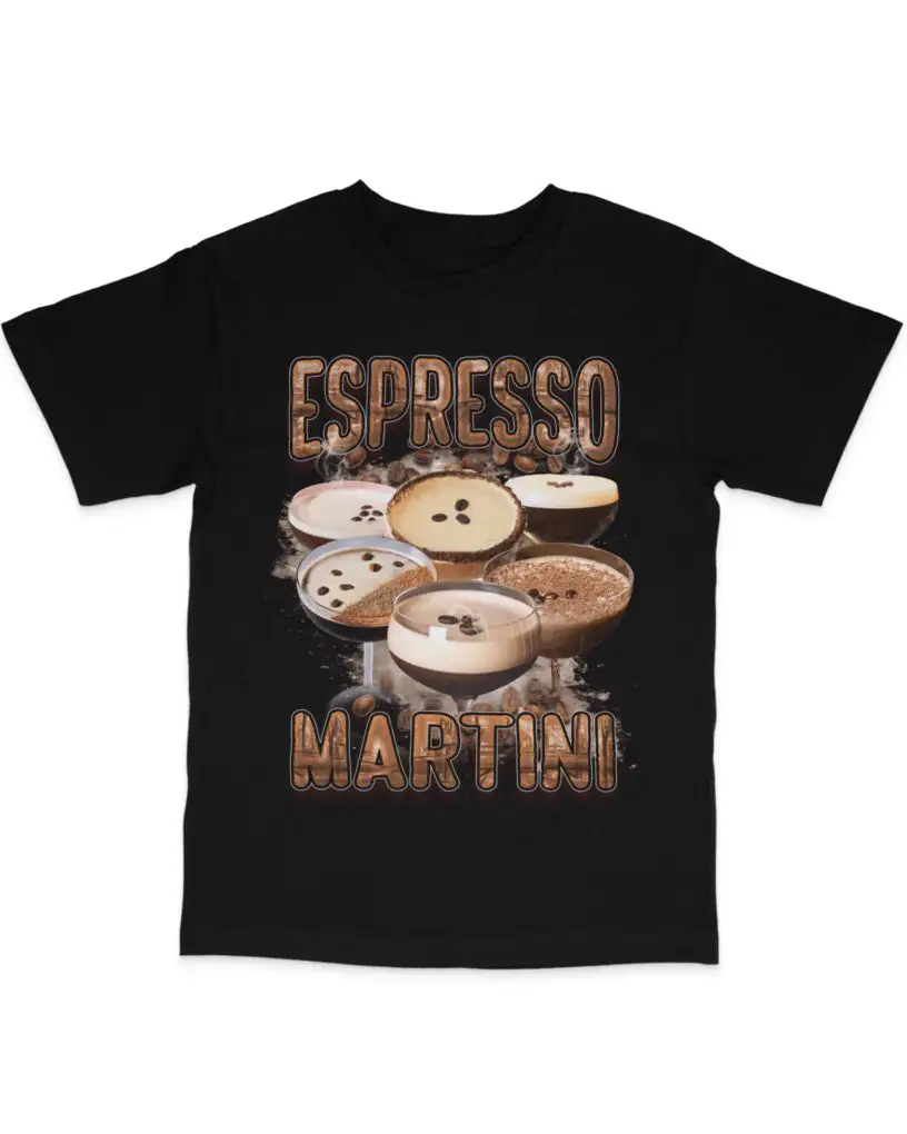 Simple Espresso Graphic Cotton Tee