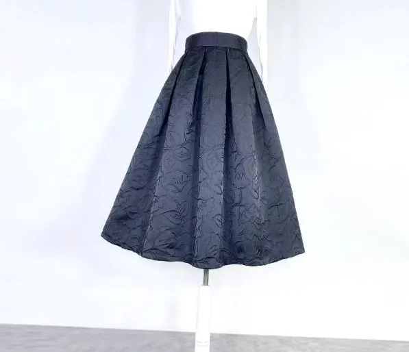 Graceful Clean Everyday Casual Embroidered Skirt
